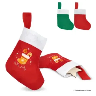 Felt Christmas stocking 24cm - LT90273 (gadzety reklamowe)